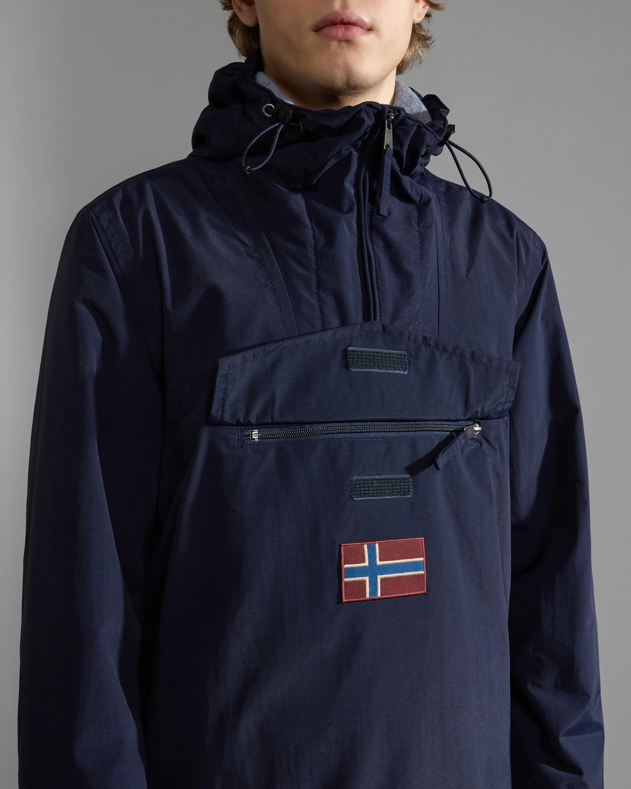 Napapijri Rainforest Winter 3 Anorak Jacket - Blue Marine