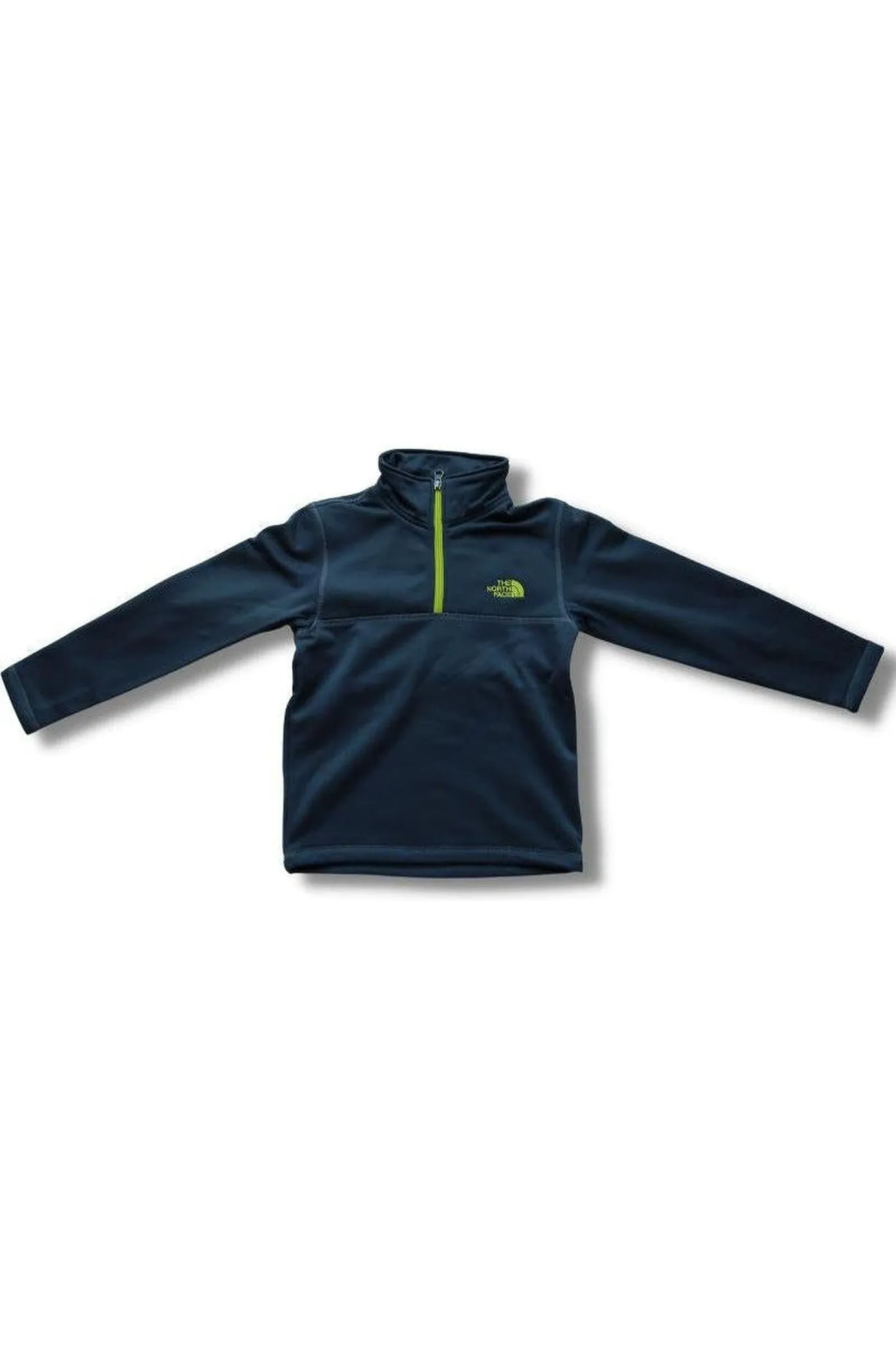 North Face Youth Grey Quarter Zip Fleece