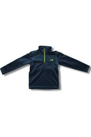North Face Youth Grey Quarter Zip Fleece