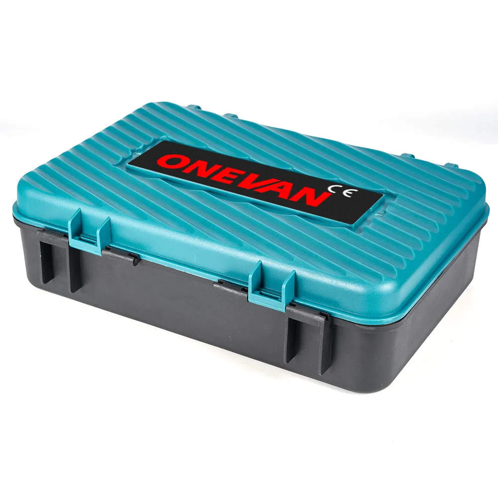 ONEVAN Cordless Wrench Tool Storage Case with 12-Piece Wrench Set - Compatible with SKU005304, SKU005194