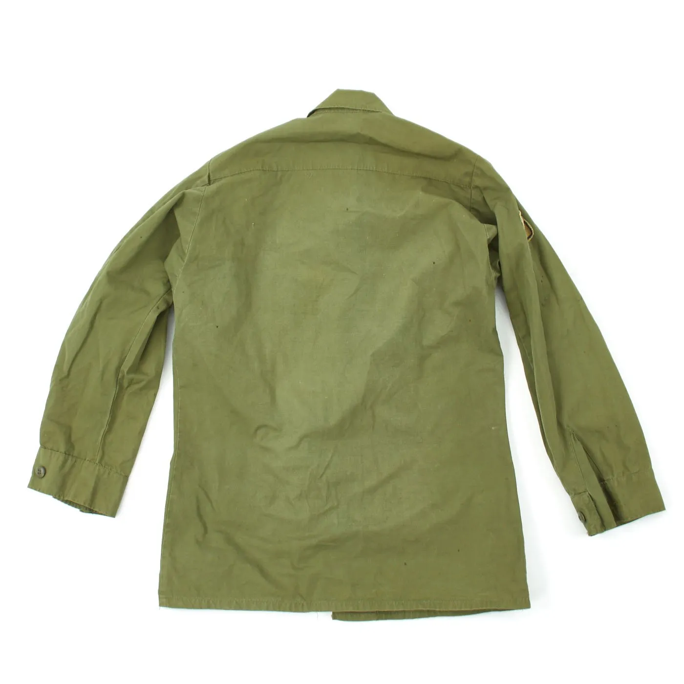 Original U.S. Vietnam War Infantryman Fatigue Uniform and M-56 Gear Set with M72 A2 LAW Light Anti-Tank Weapon