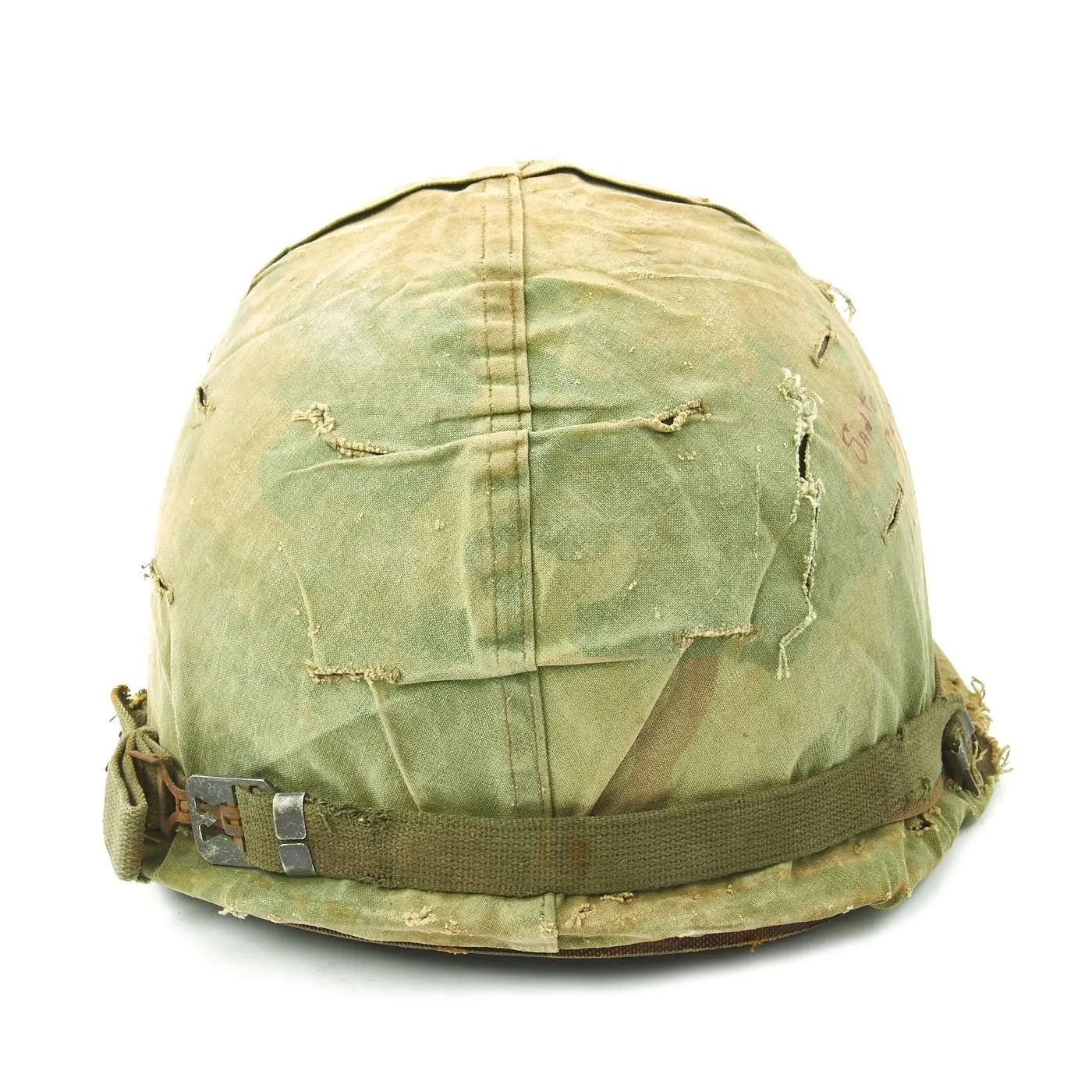 Original U.S. Vietnam War Infantryman Fatigue Uniform and M-56 Gear Set with M72 A2 LAW Light Anti-Tank Weapon