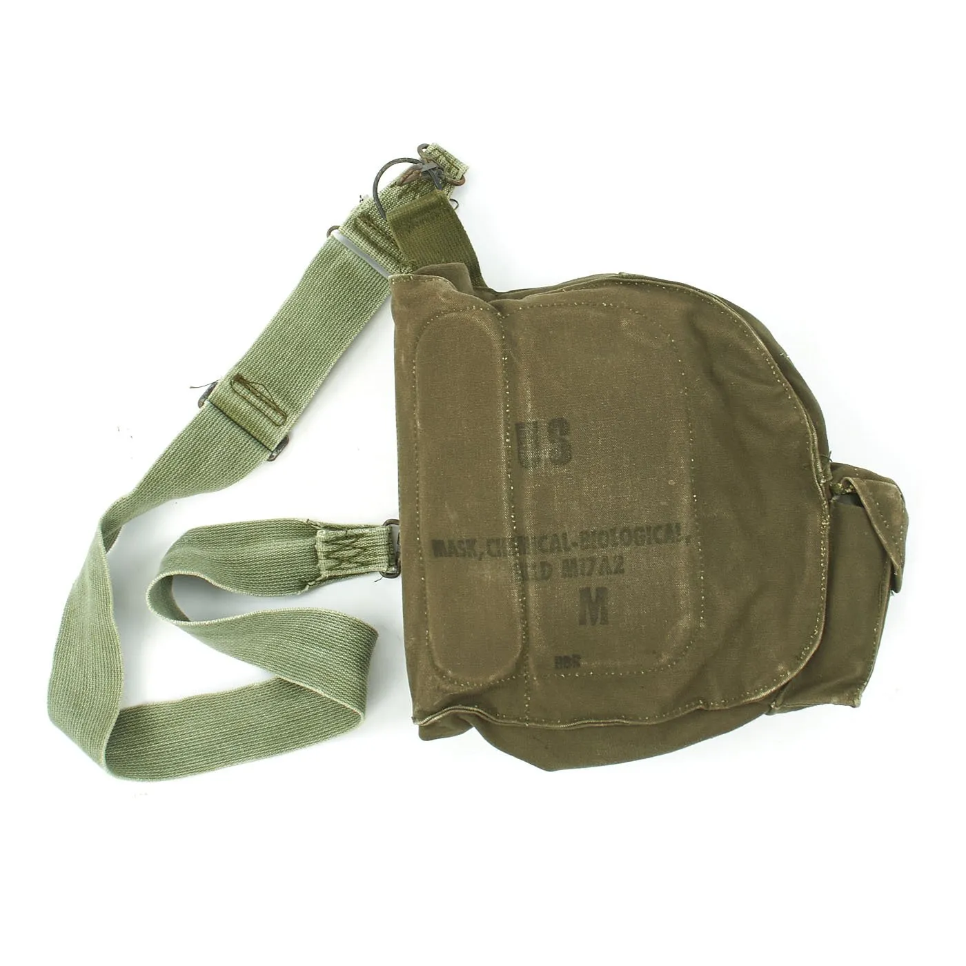 Original U.S. Vietnam War Infantryman Fatigue Uniform and M-56 Gear Set with M72 A2 LAW Light Anti-Tank Weapon