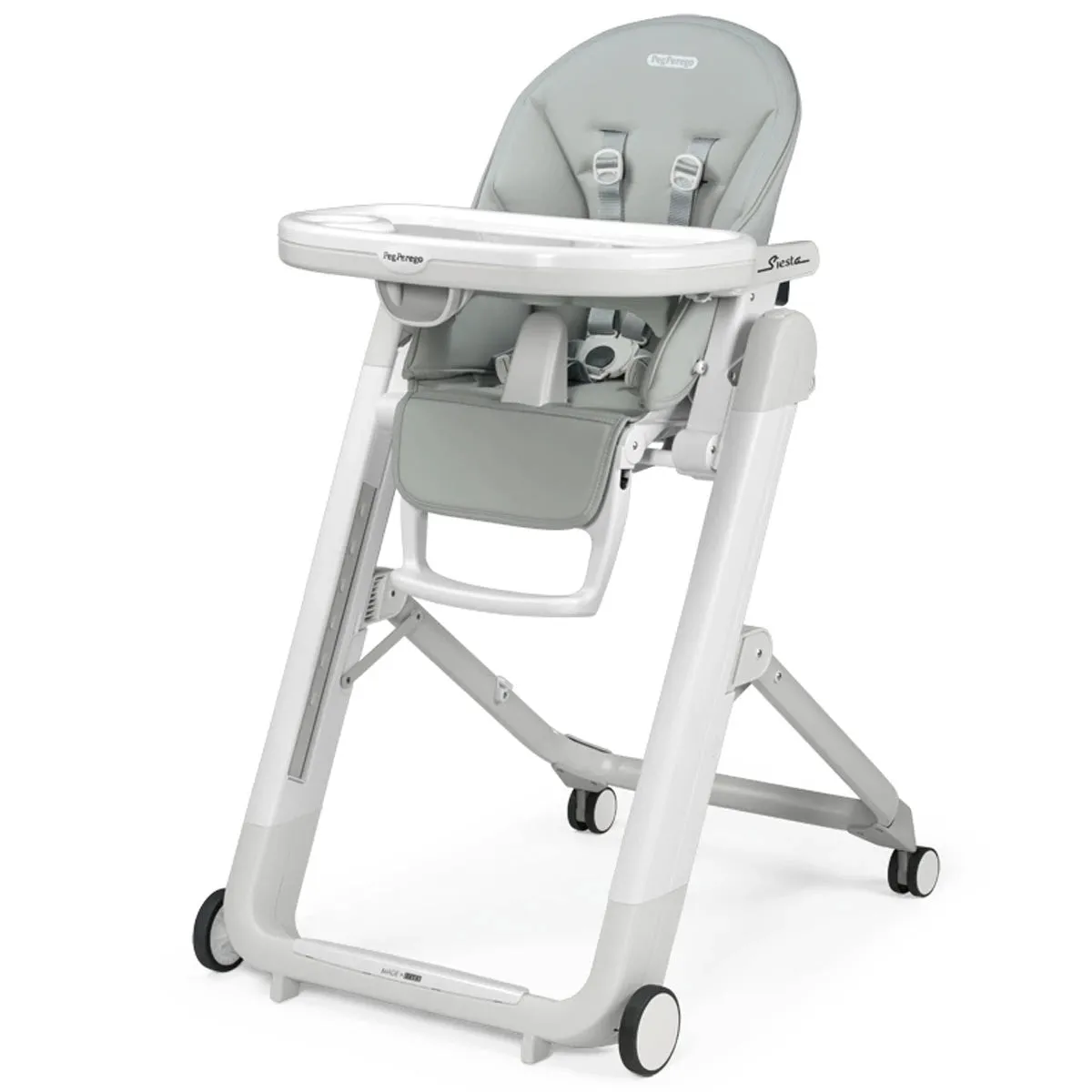 Peg Perego Agio Siesta High Chair | Pure Grey