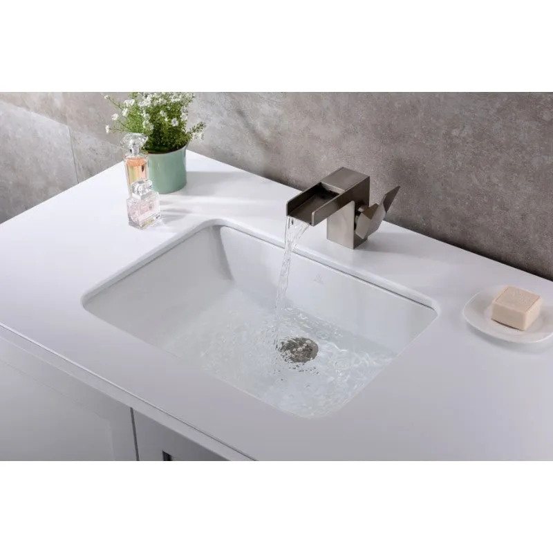 Pegasus 21" Undermount Bathroom Sink in White