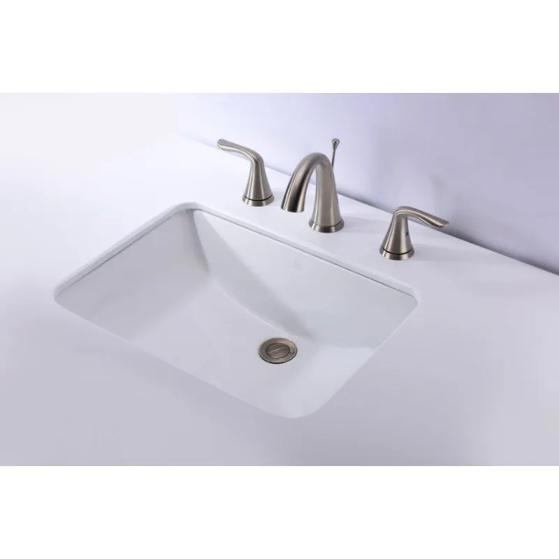 Pegasus 21" Undermount Bathroom Sink in White