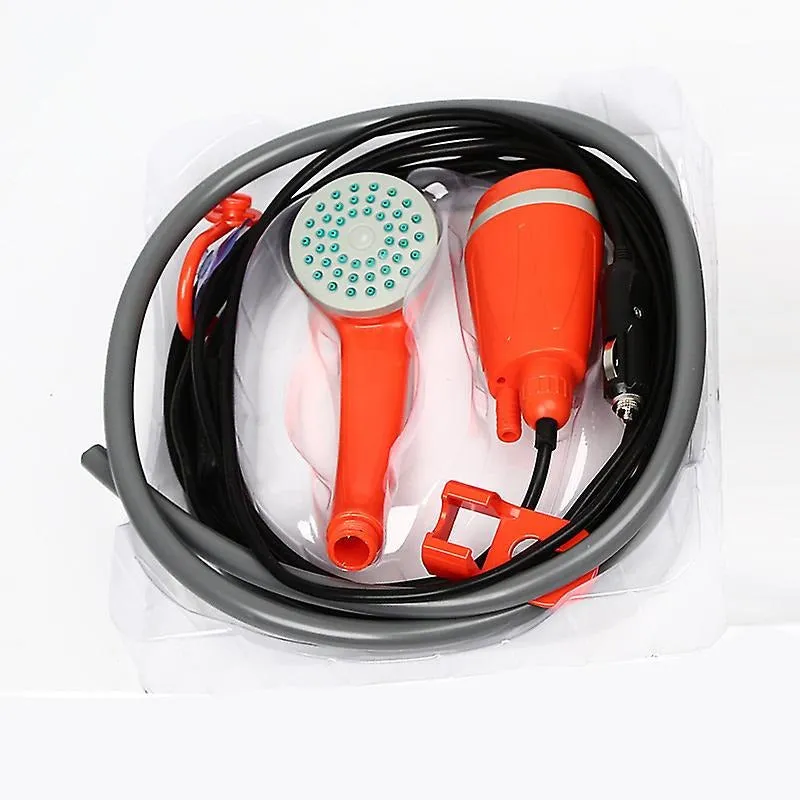 Portable Shower Automobile Shower Set Car Washer 12V With Foldable Bucket - 2024