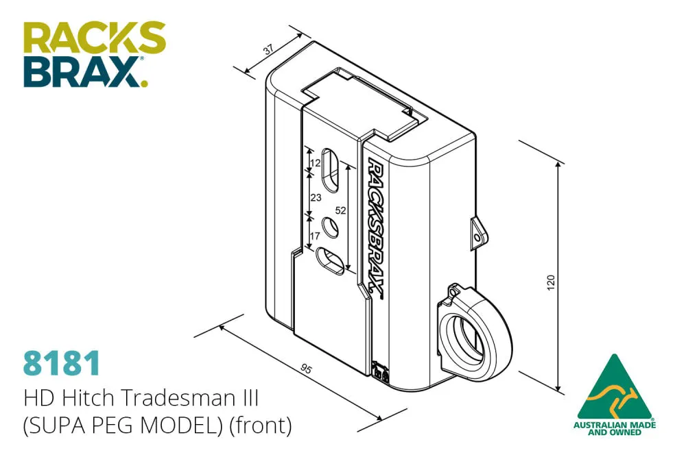 RacksBrax HD Hitch Tradesman III