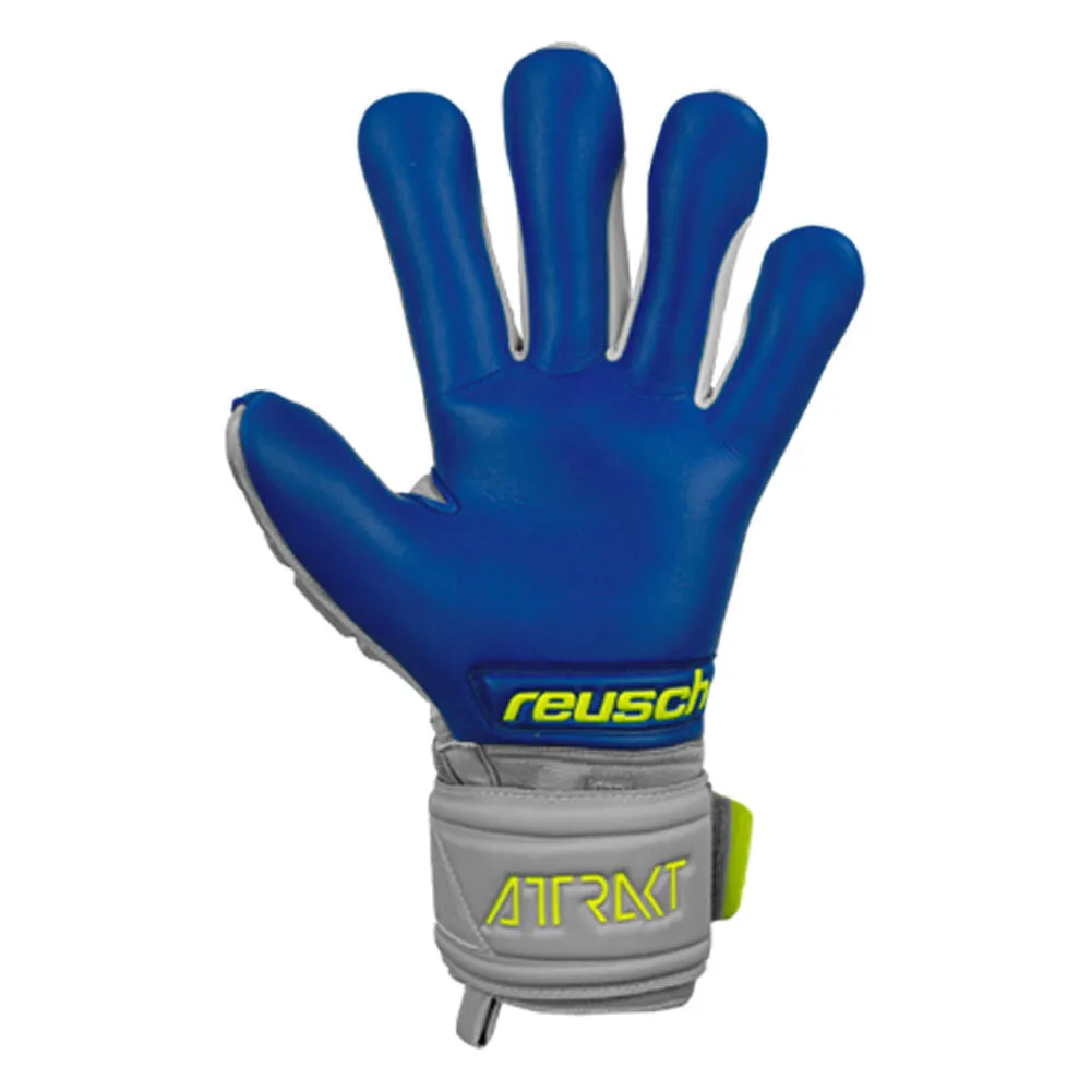 Reusch Attrakt Freegel Gold Goalkeeper Gloves- Silver