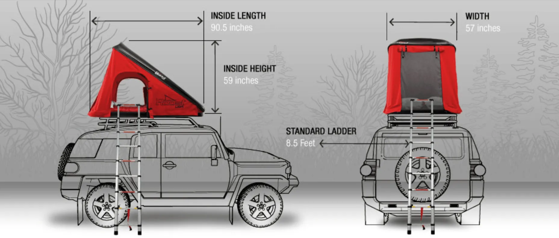 Roost - Explorer - Hardshell Roof Top Tent