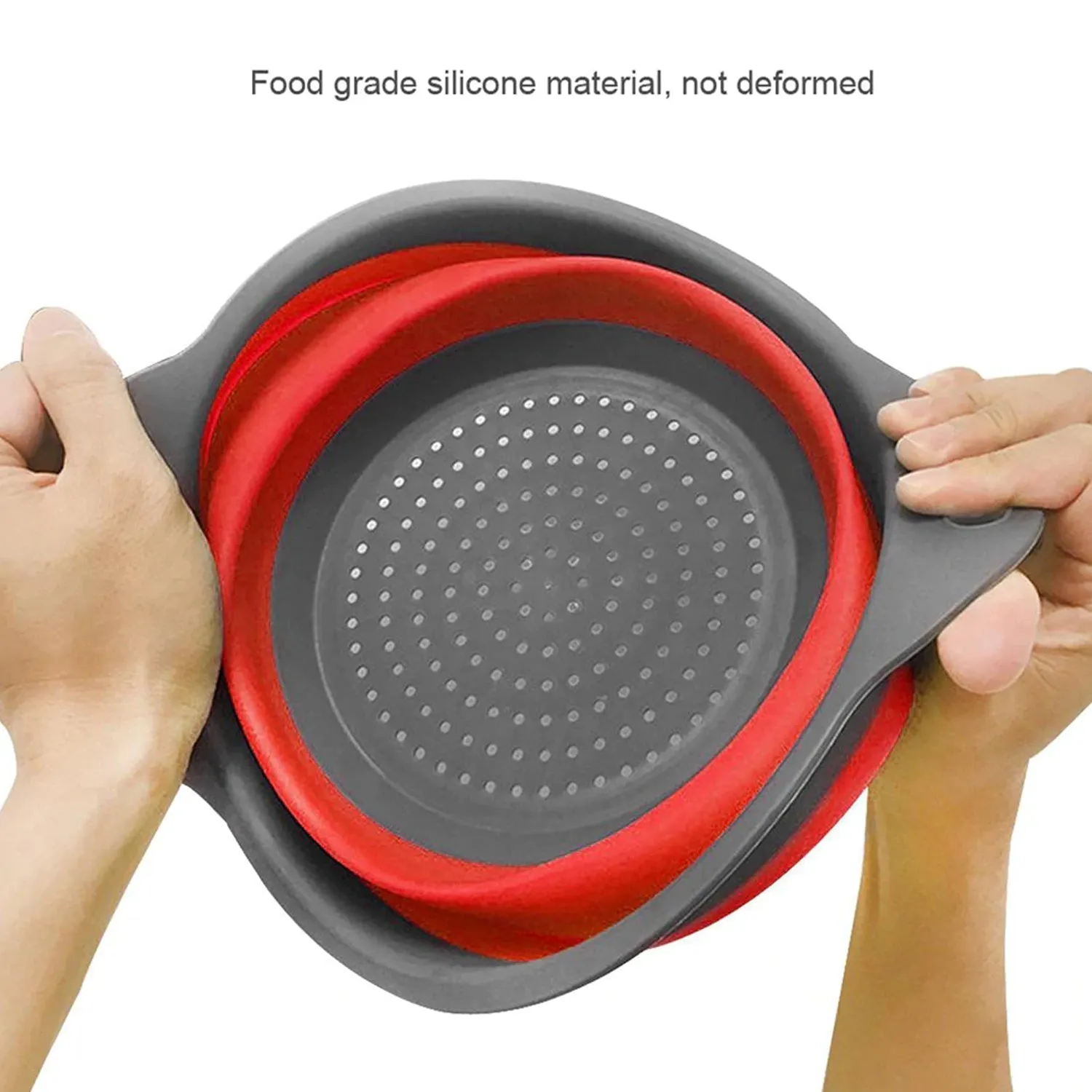 Round Small Silicone Strainer widely used in all kinds of household kitchen purposes while using at the time of washing utensils for wash basins and sinks etc.