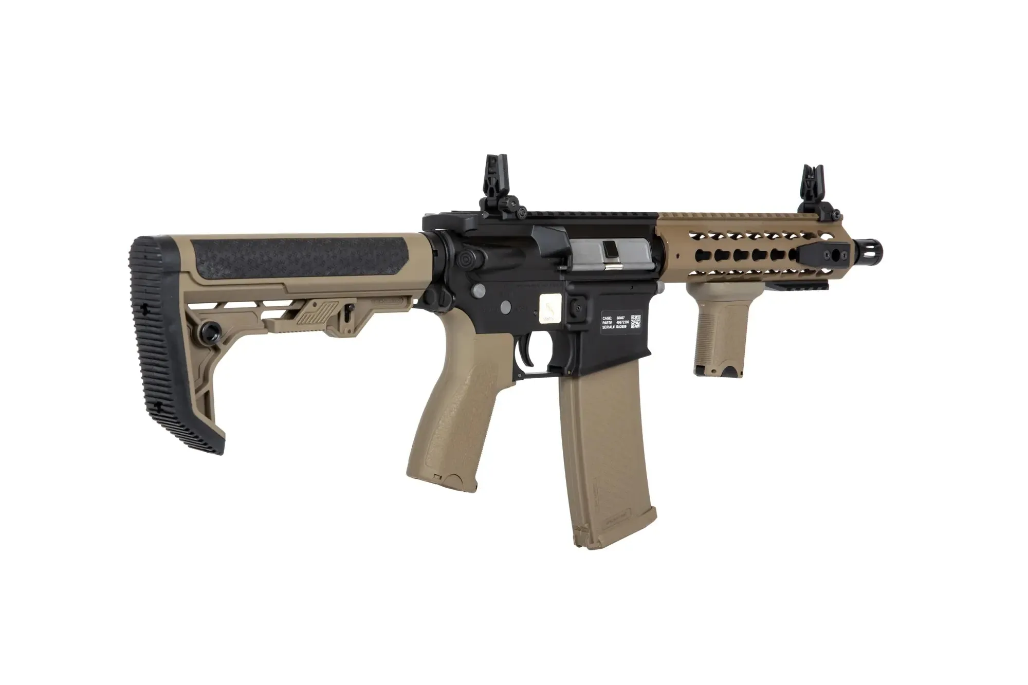SA-E08 EDGE Light Ops Stock HAL2 Half-Tan
