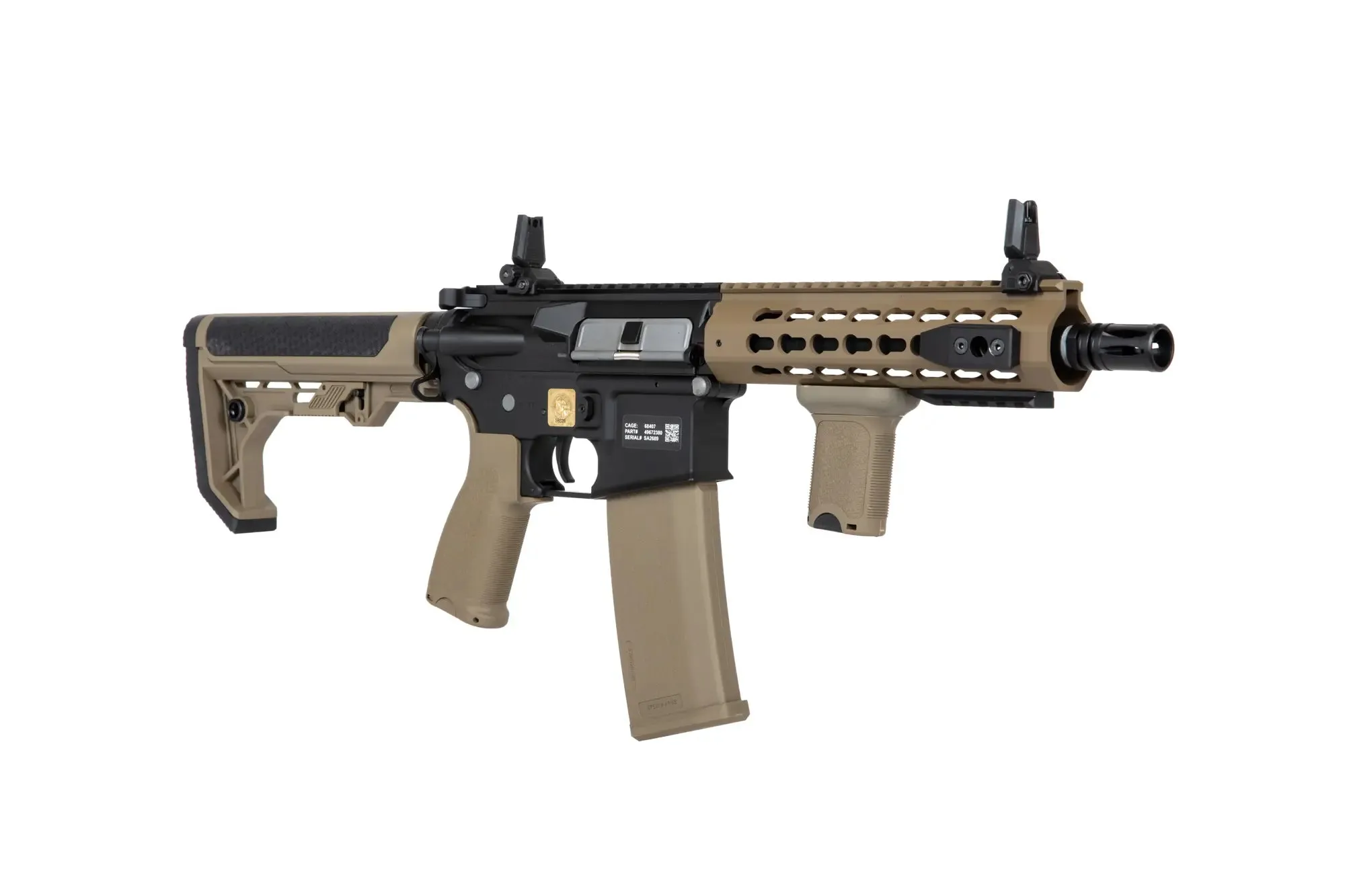 SA-E08 EDGE Light Ops Stock HAL2 Half-Tan