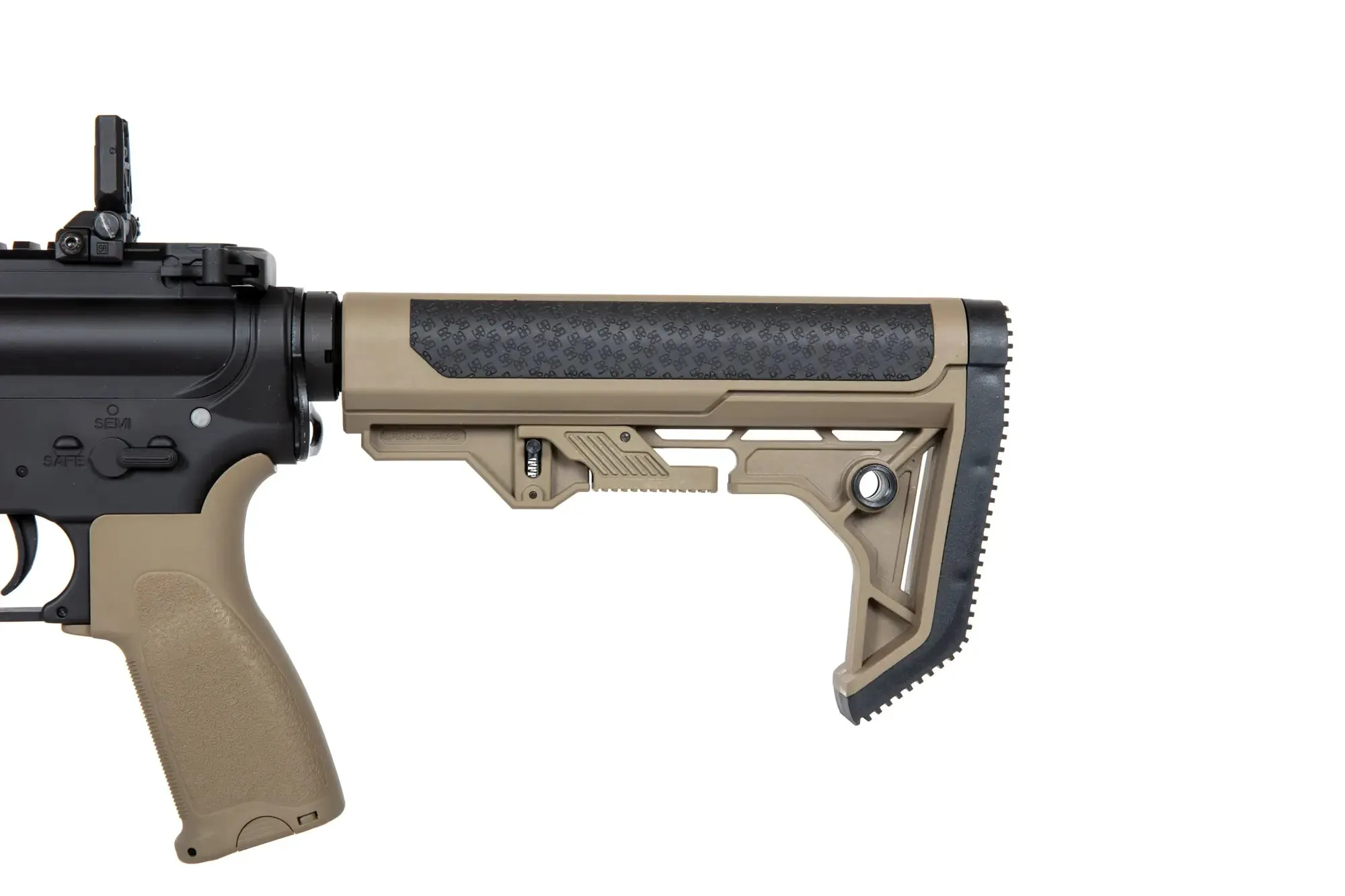 SA-E08 EDGE Light Ops Stock HAL2 Half-Tan