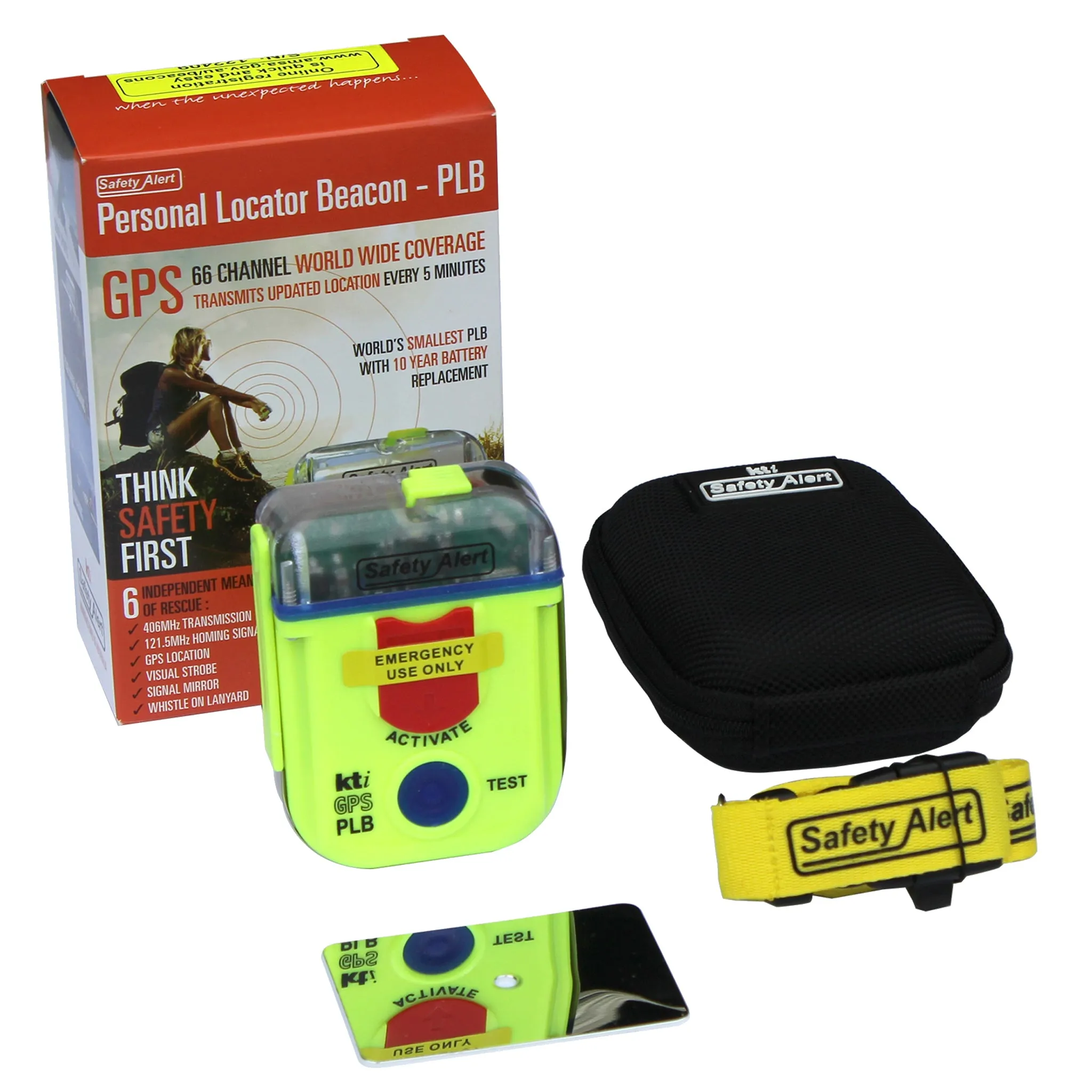 Essential Safety Alert Personal Locator Beacon (PLB) - Reliable Emergency Rescue Device for Adventurers