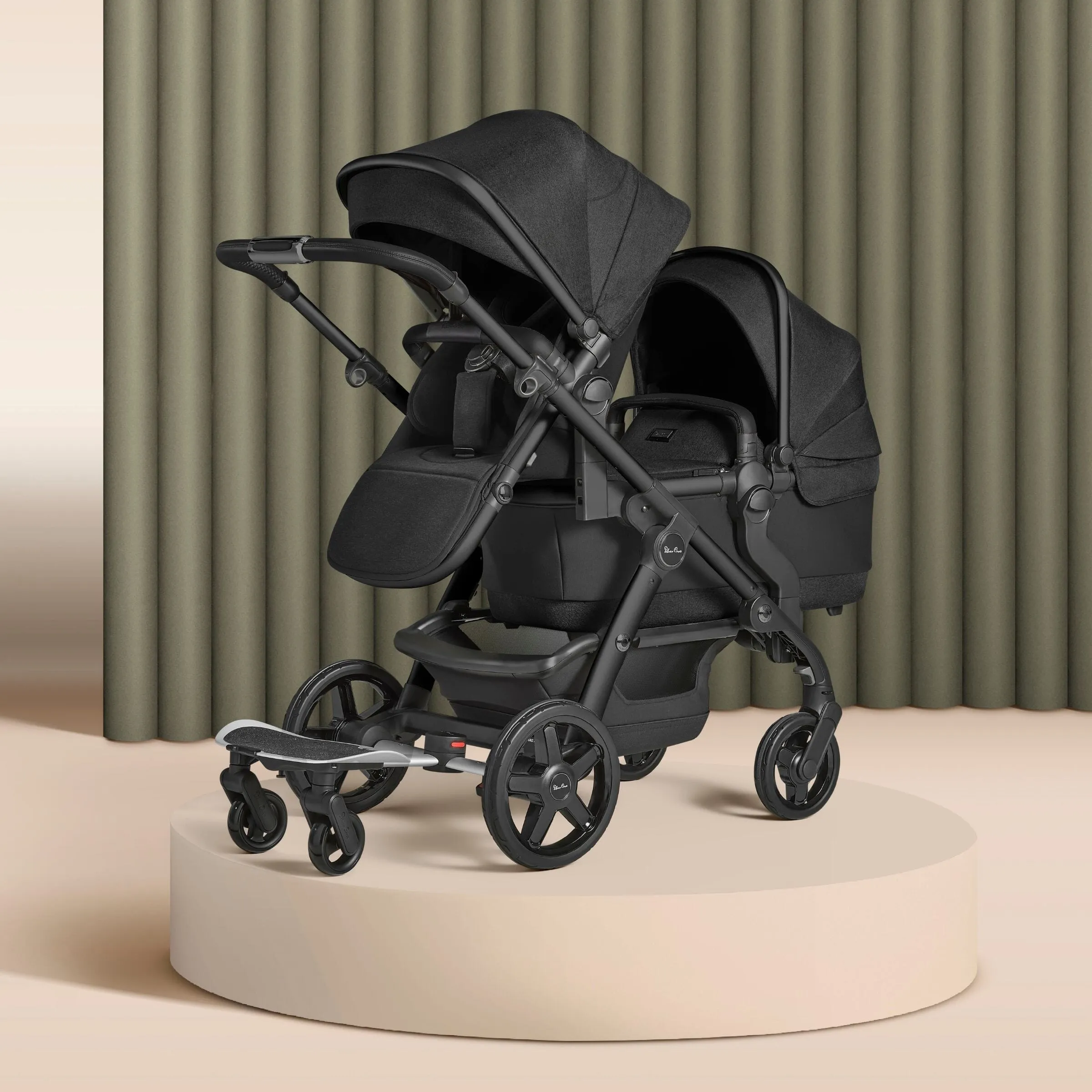 Silver Cross Wave Double Stroller - Sustainable Collection