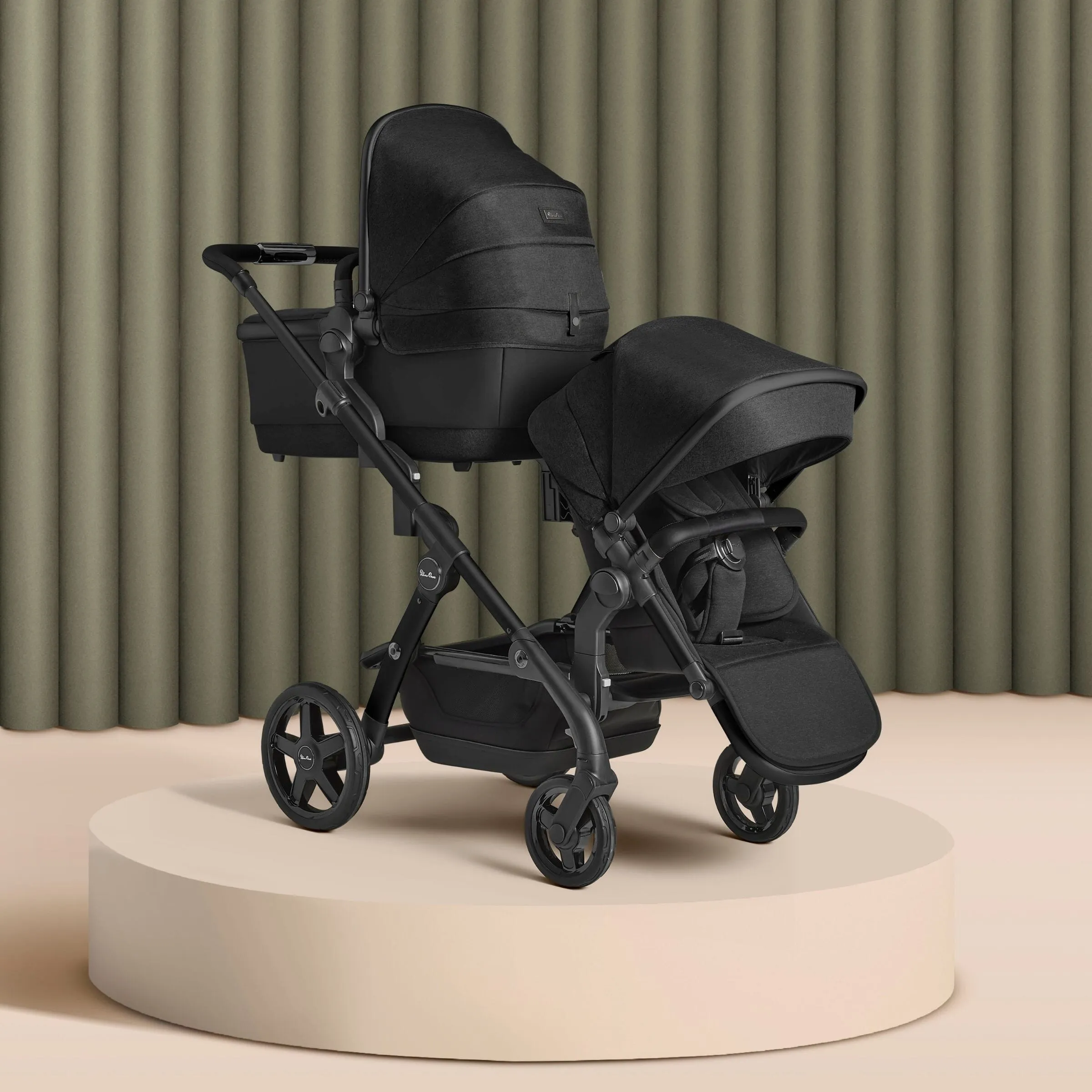 Silver Cross Wave Double Stroller - Sustainable Collection