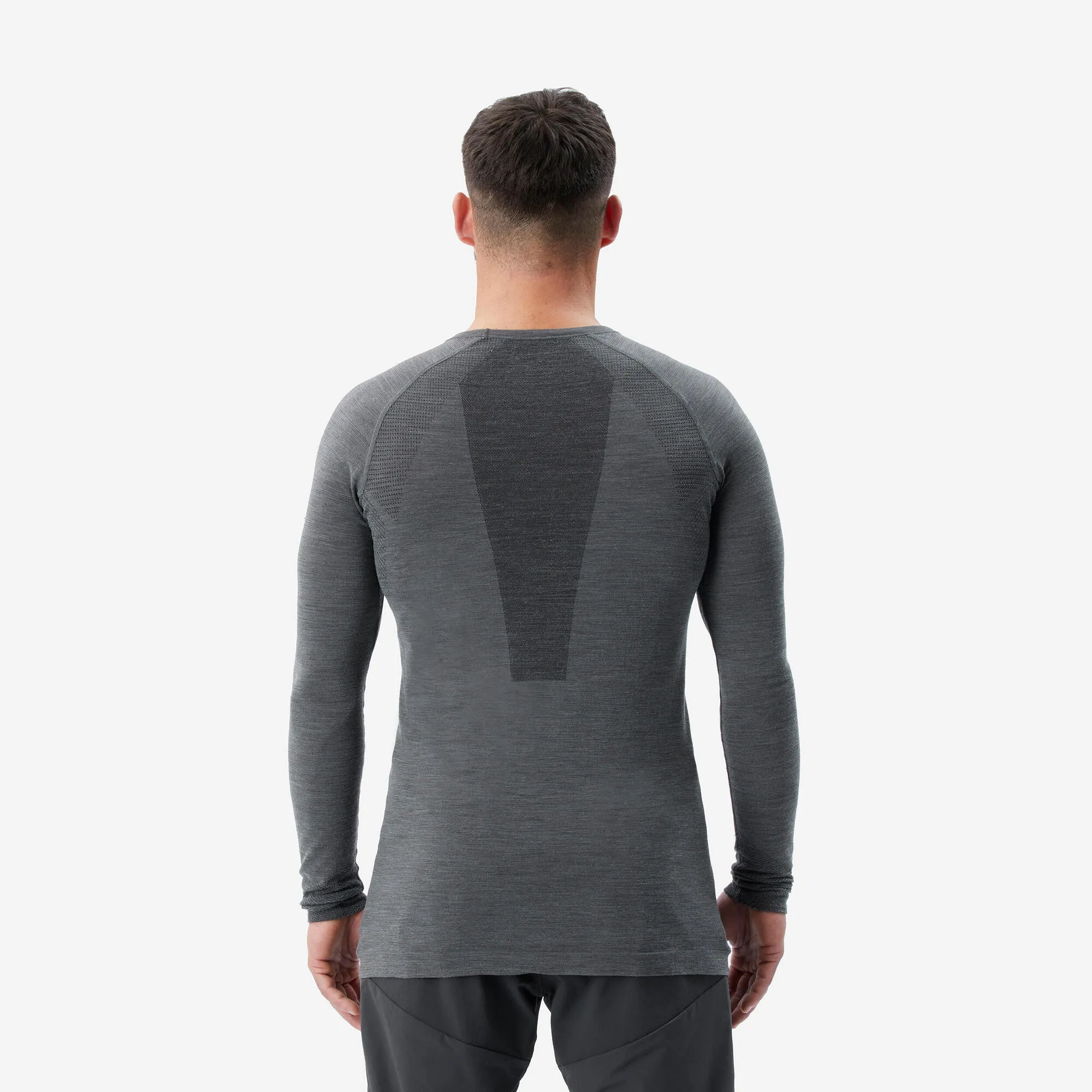 Simond Men's Alpinism Seamless Wool Long-Sleeve Shirt