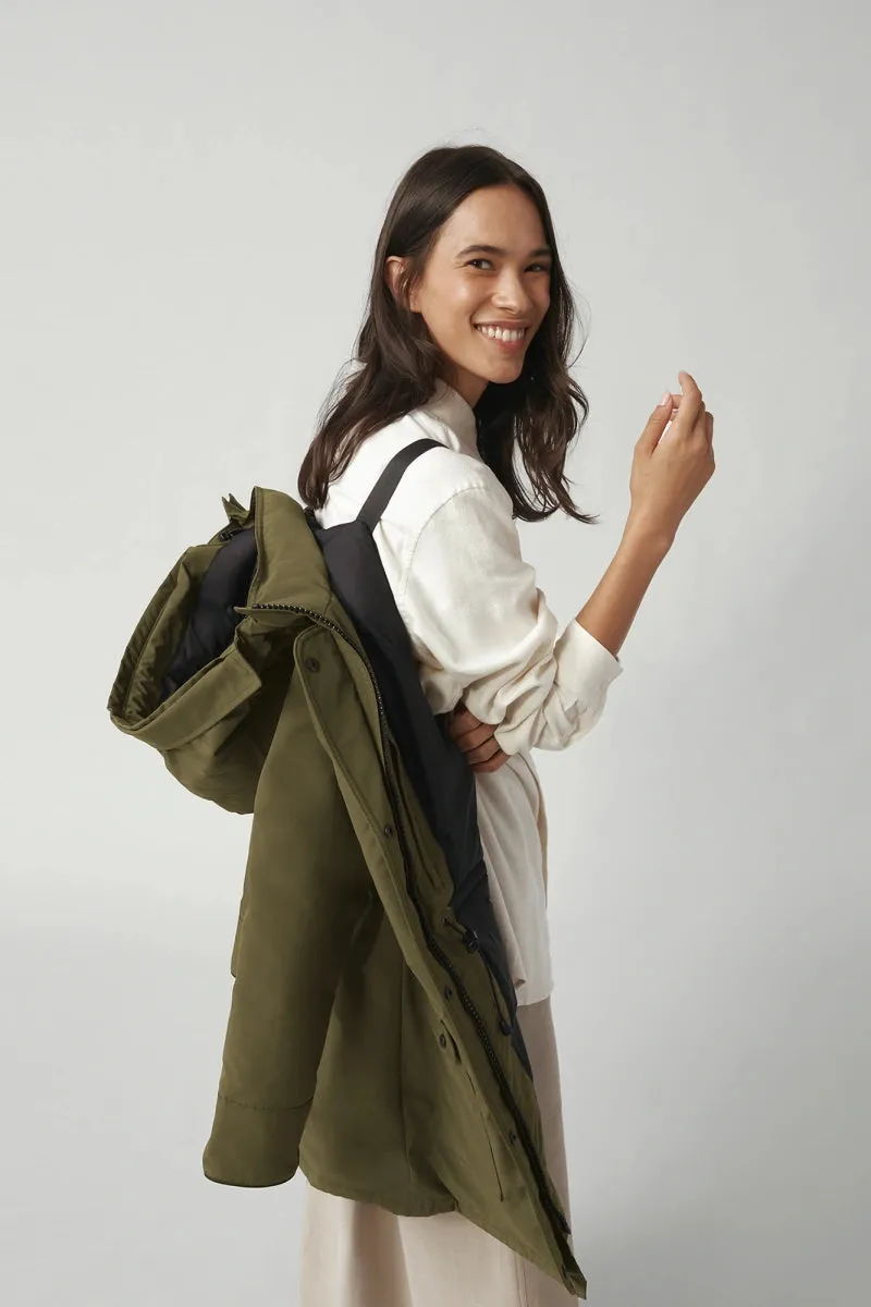 Trillium Parka Military Green