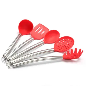 Useful Heat-Resistant Non-Stick Silicone Kitchen Utensils Set